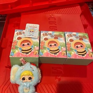 Planet fluffy zoo x3, Cute Blue Plush Toy for Kids